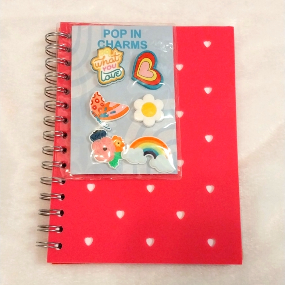 SILICONE POP IN CHARM FRONT COVER journal